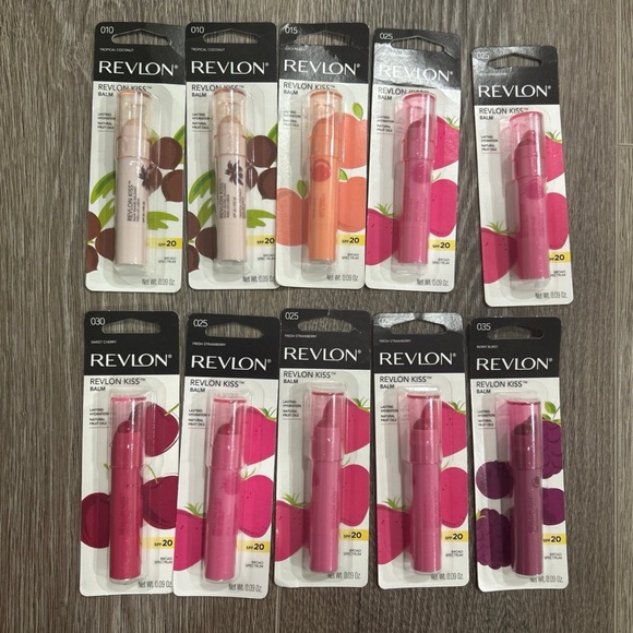 10X Revlon Kiss Lip Balm - Assorted Colors - Picture 1 of 1